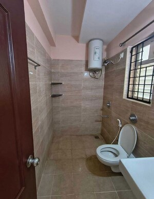 Bathroom in 3 BHK Apartment at SJR Hamilton Homes, Off Sarjapur Road – for Rent