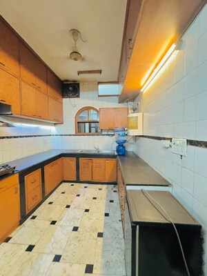 Kitchen in 3 BHK Builder Floor at Gautam Nagar – for Rent