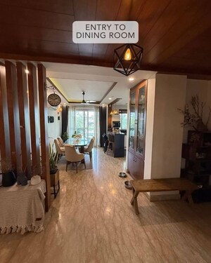 Living Room in 1 BHK Apartment at DLF Cyber Greens, Sector 24 – for Rent