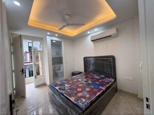 Bedroom in 1 BHK Builder Floor at Chattarpur – for Rent