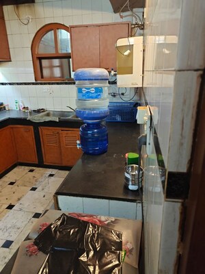 Kitchen in 1 RK Builder Floor at Lajpat Nagar 4 – for Rent