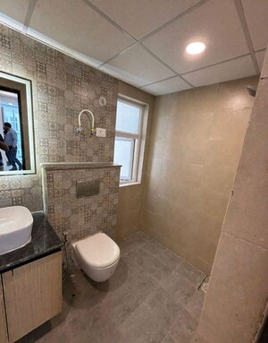 Bathroom in 2 BHK Apartment at Nimbus Express Park View - II, Chi V Greater Noida – for Rent