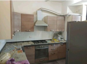 Kitchen in 3 BHK Apartment at Unitech Cascades, Pi Greater Noida – for Rent