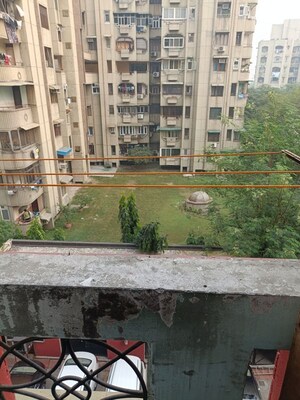 Balcony in 2 BHK Apartment at Vasundhara Enclave – for Rent