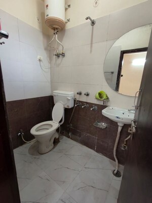 Attached Bathroom in 3.5 BHK Apartment at Abhinav Apartments, Vasundhara Enclave – for Sale