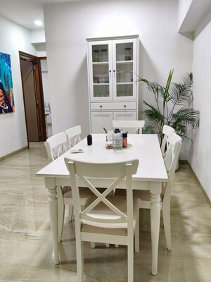 Dining area in 3 BHK Apartment at Nutan Laxmi Society – for Rent