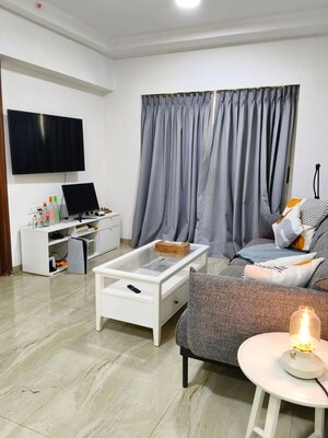 Living Room in 3 BHK Apartment at Nutan Laxmi Society – for Rent