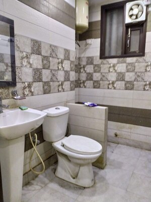 Bathroom in 3 BHK Builder Floor at Govindpuri – for Rent