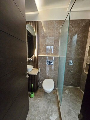 Bathroom in 4 BHK Apartment at Godrej Meridien, Sector 106 – for Rent