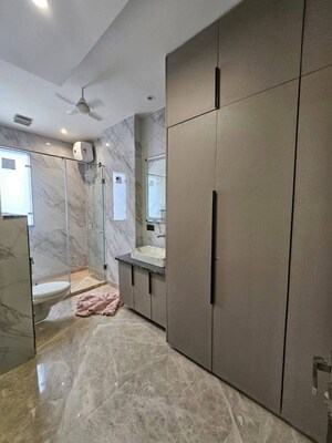 Bathroom in 4 BHK Apartment at Godrej Meridien, Sector 106 – for Rent