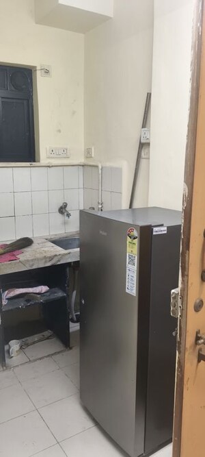 Kitchen in 1 RK Apartment at Bhavani Mata CHS, Lower Parel – for Rent