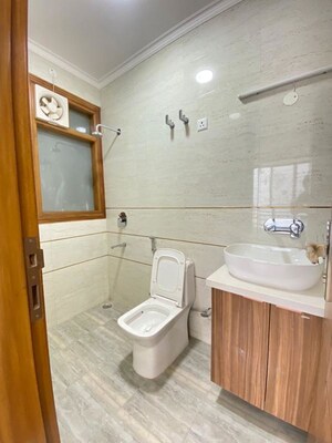 Bathroom in 3 BHK Builder Floor at Vasant Kunj Enclave – for Sale