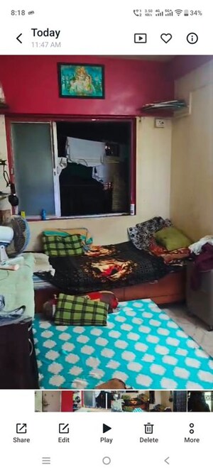 Living Room in 2 BHK Apartment at Kiran Towers, Malad West – for Rent