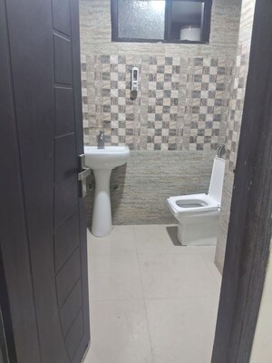 Bathroom in 2 BHK Builder Floor at Vasant Kunj Enclave – for Rent