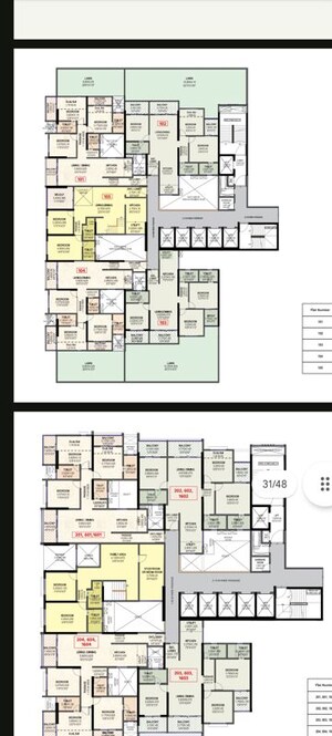 Floor Plan in 3 BHK Apartment at Vishal Nagar – for Sale