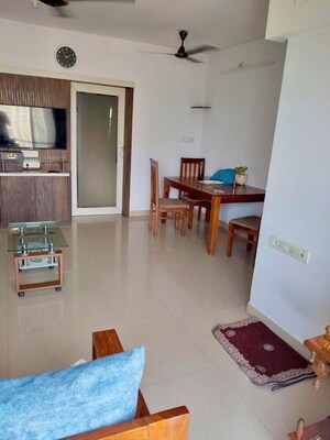 Living Room in 2 BHK Apartment at DB Parkwoods, Kasarvadavali – for Rent