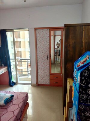 Bedroom in 2 BHK Apartment at DB Parkwoods, Kasarvadavali – for Rent