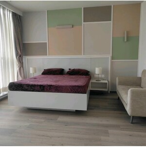 Bedroom in Studio Apartment at Conscient One Service Apartment, Sector 109 – for Sale