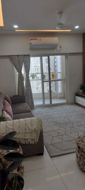 Living Room in 2.5 BHK Apartment at Provident Capella, Whitefield – for Rent