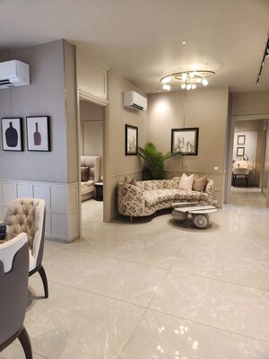 Living Room in 3 BHK Apartment at Gmada Aerocity – for Sale