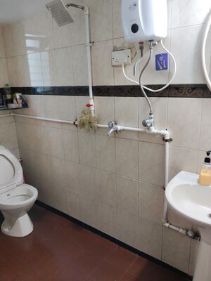 Bathroom in 2 BHK Apartment at Khar West – for Rent