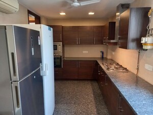 Kitchen in 3 BHK Apartment at Maharishi Dayanand CGHS, Vasant Kunj – for Rent