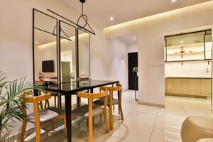 Dining area in 3 BHK Apartment at Provident Sunworth, Mysore Road – for Sale