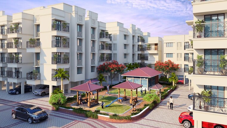 Exterior View, space-prakriti-sparsh 1 Bedroom 30 Sq.Mt. Apartment In Vaje Navi Mumbai 10456846