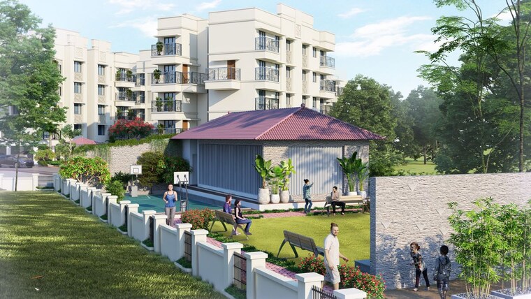 Exterior View, space-prakriti-sparsh 1 Bedroom 30 Sq.Mt. Apartment In Vaje Navi Mumbai 10456846
