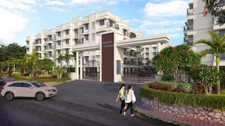 Exterior View, space-prakriti-sparsh 1 Bedroom 30 Sq.Mt. Apartment In Vaje Navi Mumbai 10456846