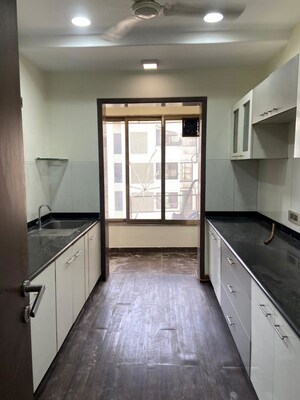 Kitchen in 3 BHK Apartment at Aristo Pearl Residency, Prabhadevi – for Rent