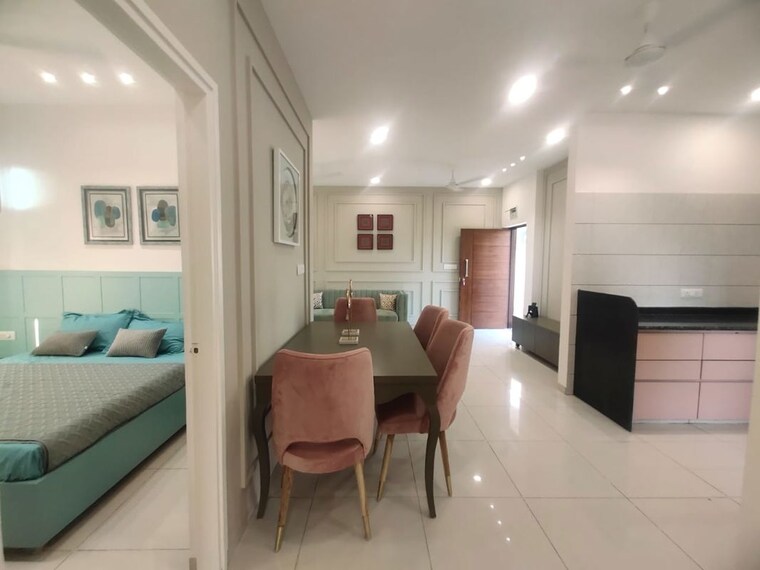 Dining area, sama savli road 3 Bedroom 905 Sq.Ft. Apartment In Sama Savli Road Vadodara 10459745