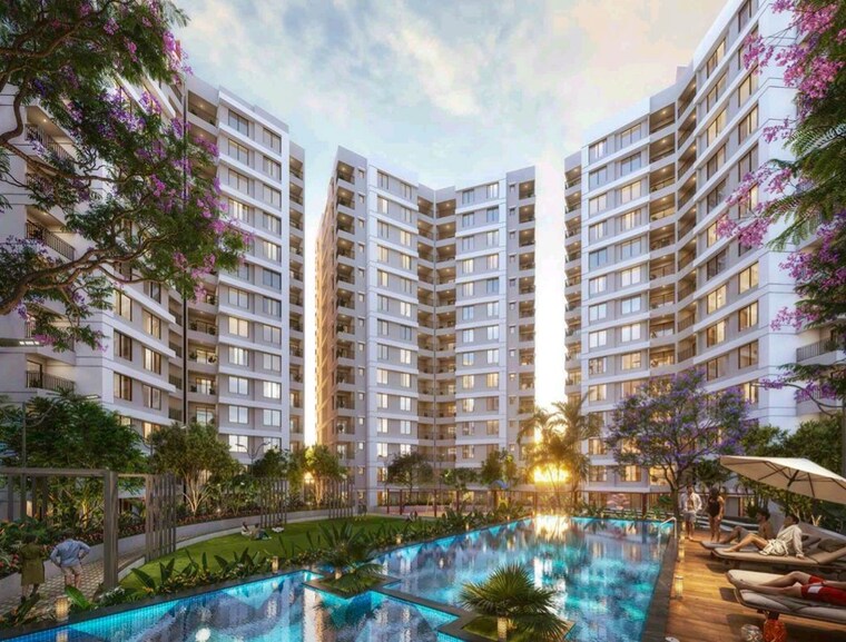 Swimming Pool, rose-gardenia 3 Bedroom 1065 Sq.Ft. Apartment In Kiwale Pune 10459608