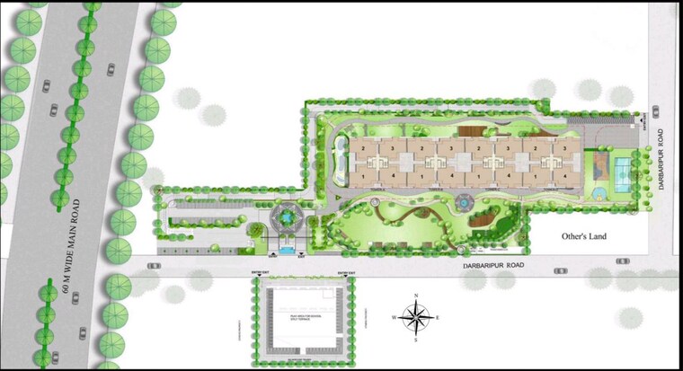Master Plan, tulip-melrose 5 Bedroom 2000 Sq.Ft. Apartment In Sector 70 Gurgaon 10459792