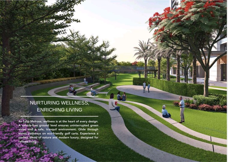 Garden, tulip-melrose 5 Bedroom 2000 Sq.Ft. Apartment In Sector 70 Gurgaon 10459792