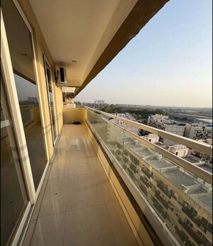 Balcony in 4 BHK Apartment at Maya Green Lotus Saksham, International Airport Road – for Rent