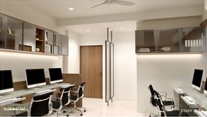 Team Area in  Office Space at Goyal Titanium Business Park, Makarba – for Rent