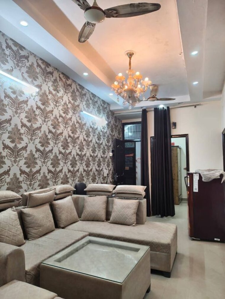 Living Room, lucky-the-palm-valley 2 Bedroom 950 Sq.Ft. Builder Floor In Sector 1 Greater Noida Greater Noida 10459923