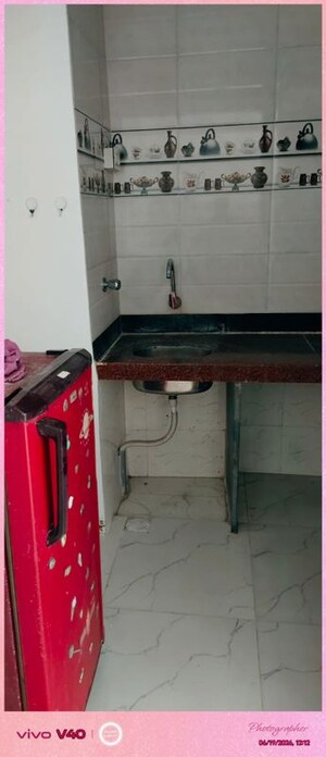 Kitchen in 1 RK Apartment at Piccadilly 1 CHS, Goregaon East – for Rent