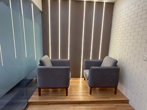 Living Room in  Office Space at Shilp Epitome, Bodakdev – for Rent