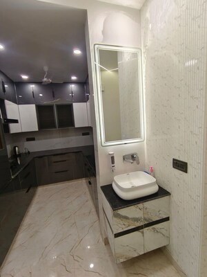 Bathroom in 4 BHK Builder Floor at Panchsheel Park – for Rent