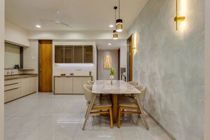 Dining Room in 3 BHK Apartment at Vadodara – for Sale