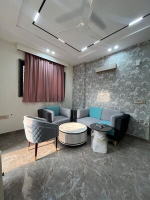 Living Room in 2 BHK Builder Floor at Ansal Sushant Lok I, Sector 43 – for Rent
