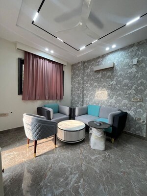 Living Room in 2 BHK Builder Floor at Ansal Sushant Lok I, Sector 43 – for Rent