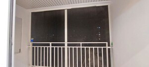 Balcony in 3 BHK Apartment at Ambience Courtyard, Manikonda – for Rent