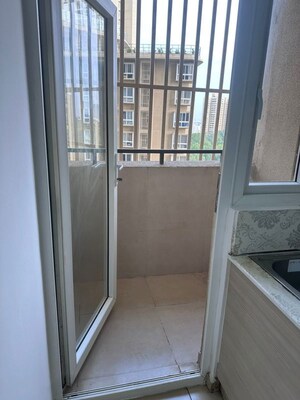 Balcony in 2 BHK Apartment at Bhartiya City Nikoo Homes II, Thanisandra Main Road – for Rent