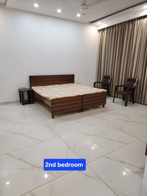 Bedroom in 2.5 BHK Builder Floor at Aerocity – for Rent