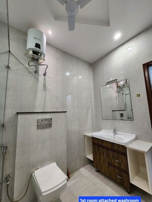 Bathroom in 2.5 BHK Builder Floor at Aerocity – for Rent
