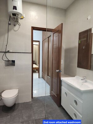 Bathroom in 2.5 BHK Builder Floor at Aerocity – for Rent