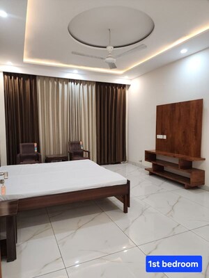 Bedroom in 2.5 BHK Builder Floor at Aerocity – for Rent